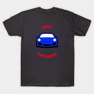 Happy Halloween Porsche 911 Porscheween T-Shirt